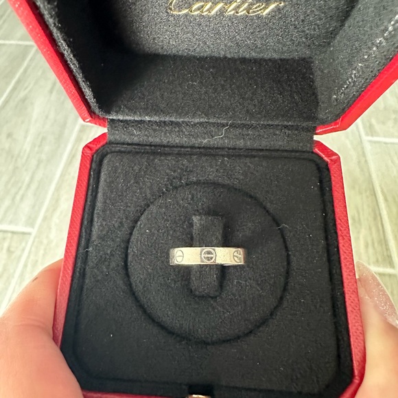 Cartier LOVE Wedding Ring Size 4.75 - Picture 3 of 8